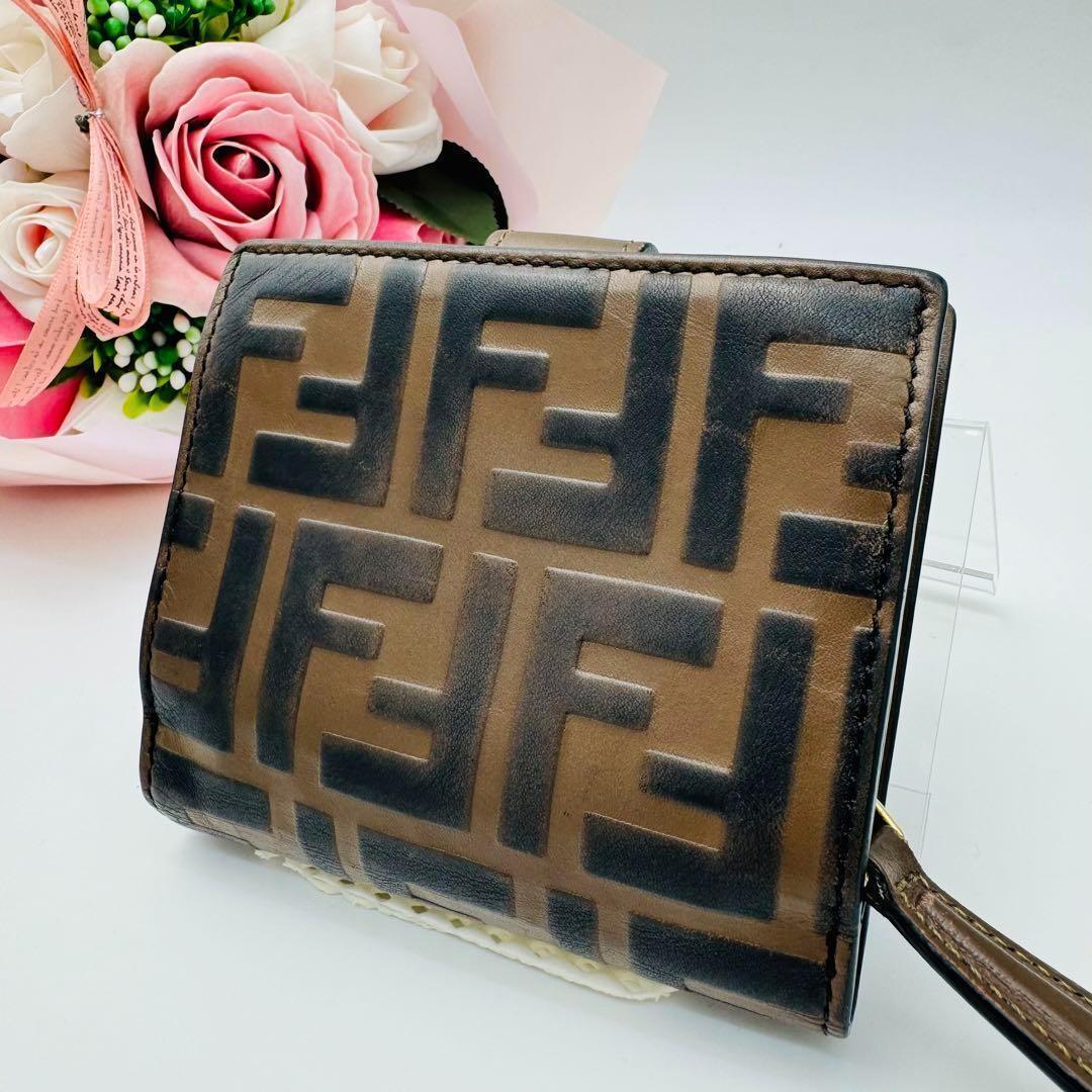 FENDI フェンディ ズッカ 二つ折り財布 財布 397