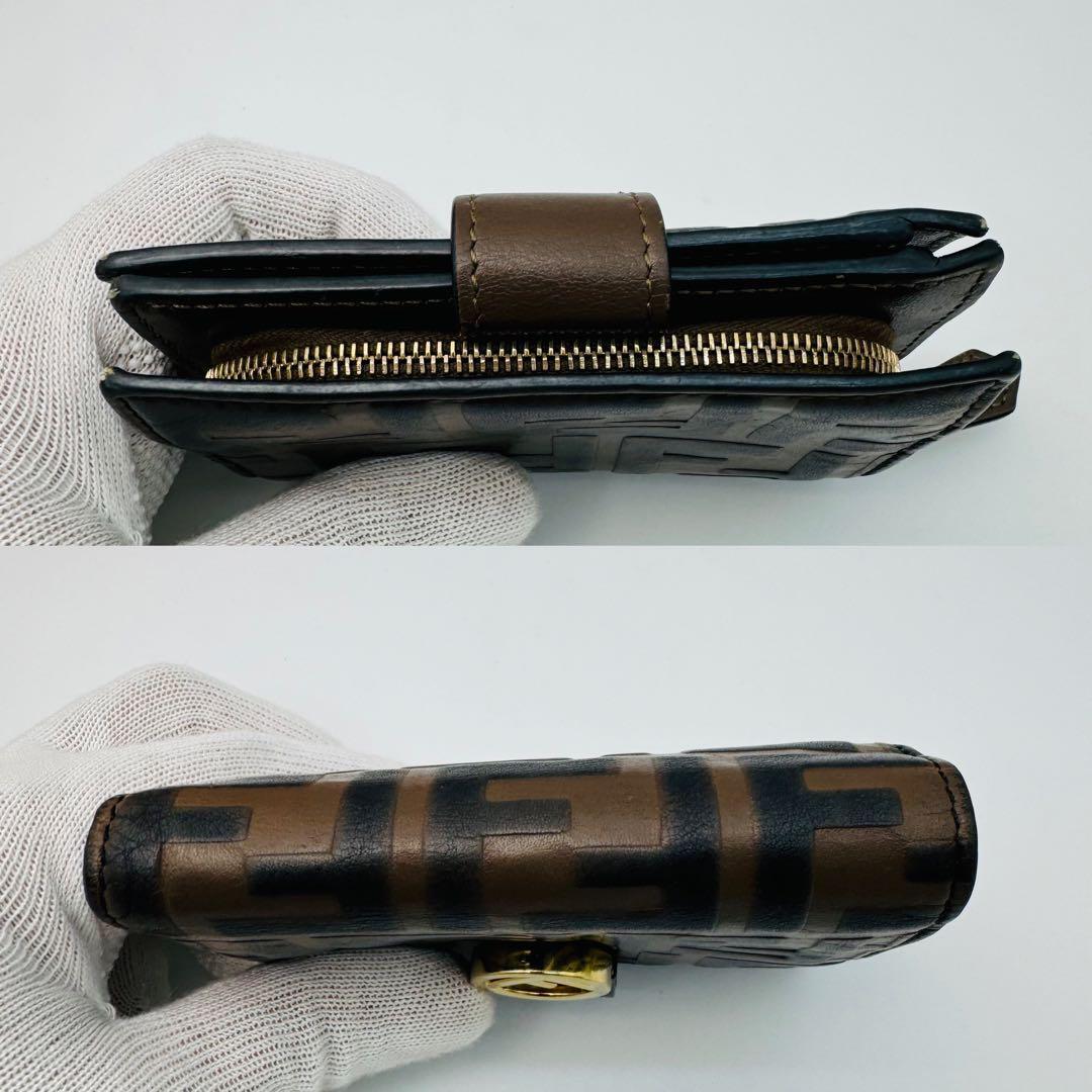 FENDI フェンディ ズッカ 二つ折り財布 財布 397