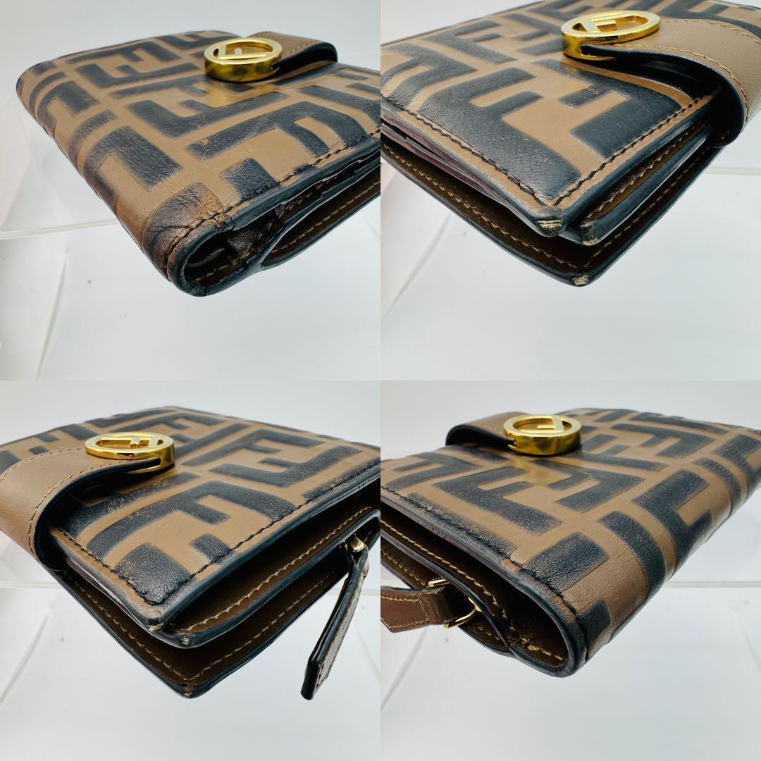 FENDI フェンディ ズッカ 二つ折り財布 財布 397