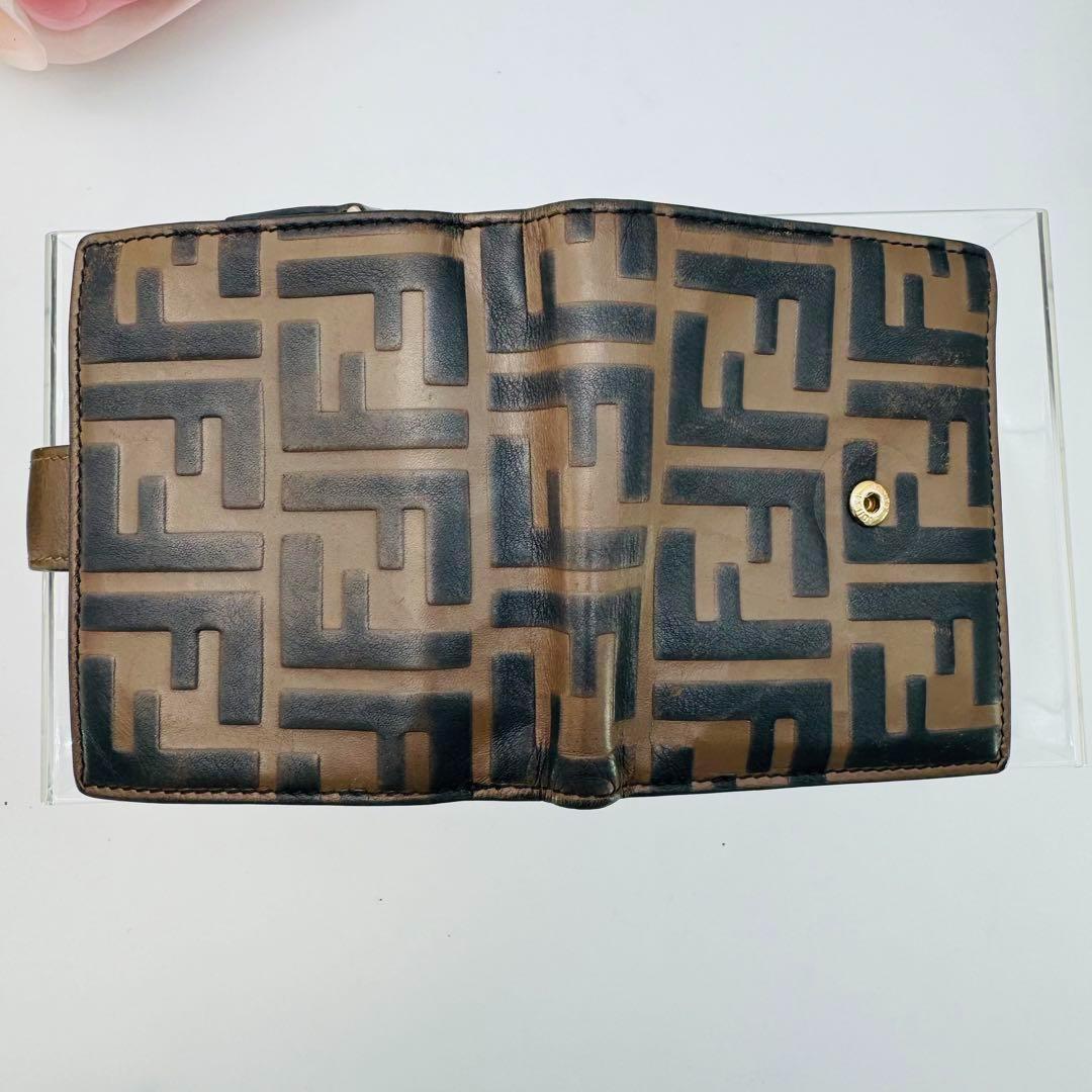 FENDI フェンディ ズッカ 二つ折り財布 財布 397