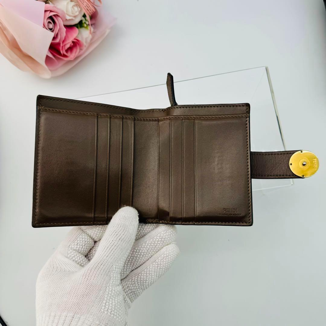 FENDI フェンディ ズッカ 二つ折り財布 財布 397