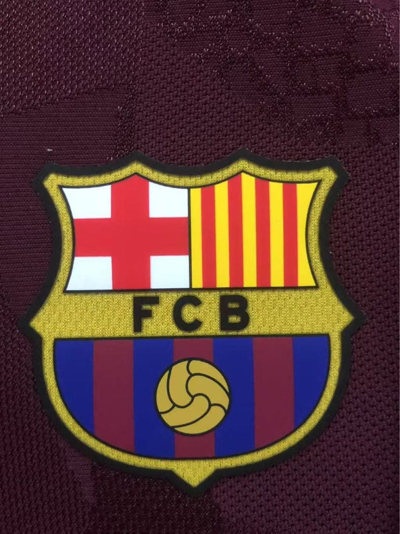 【選手支給品】17/18 UCLバルセロナ2nd Awayパウリーニョ選手#15