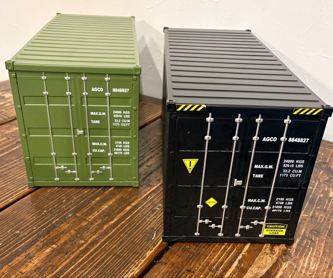 絶版品　アンドグラッド メタルコンテナマルチボックス　海コン　コンテナ収納BOX