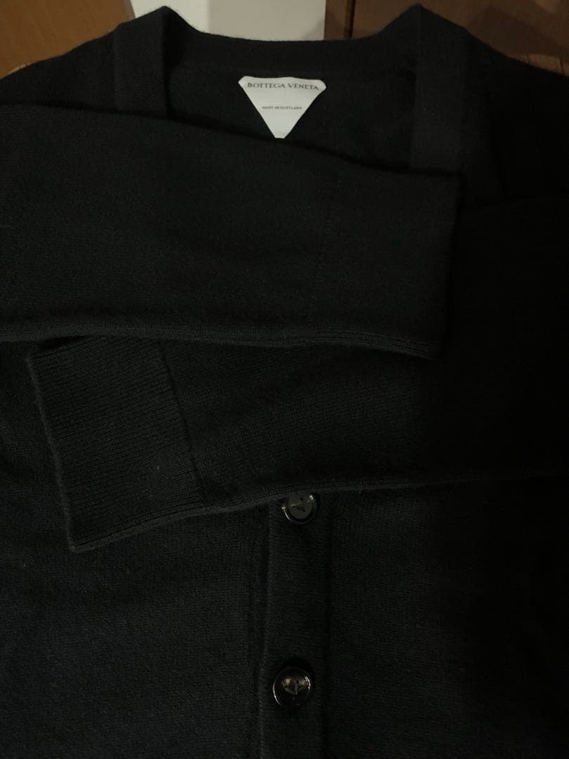 BOTTEGA VENETA カーディガン カシミヤ100% Sサイズ 黒