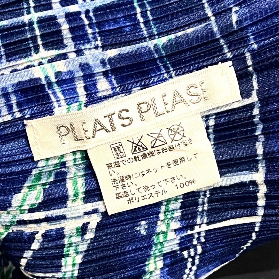 【ジェットコースター柄】【3】PLEATS PLEASE シャツ ブラウス