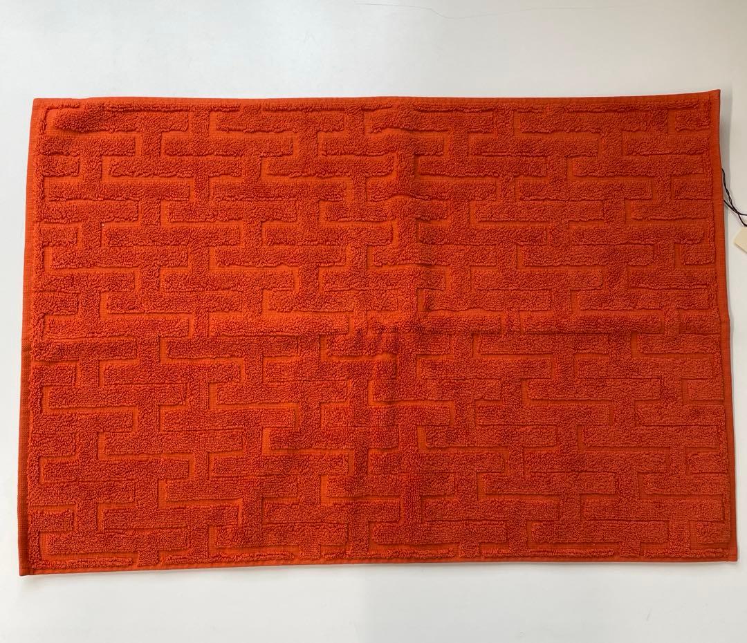 HERMES エルメス ゲストタオル ステアーズ オランジュ