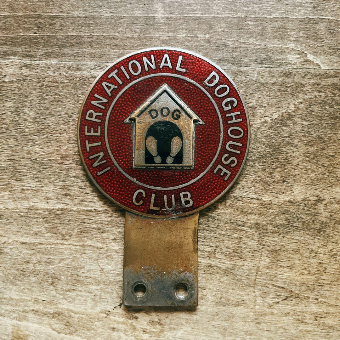 さ*え様 希少⭐️当時物DOGHOUSE CLUB ドッグハウスクラブバッジ
