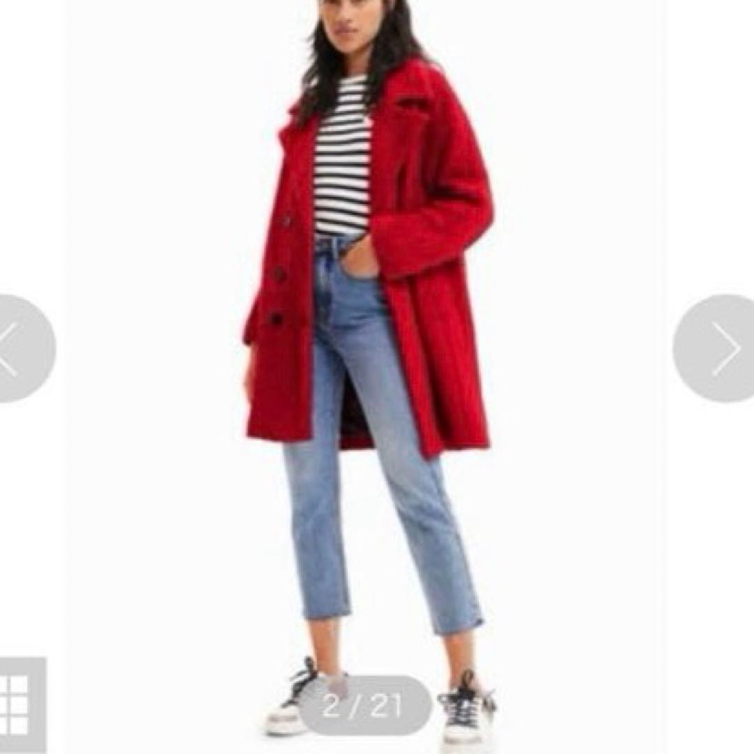 【新品】デシグアル　ストレートコート　チェスターコート　ダブルボタン　アウター