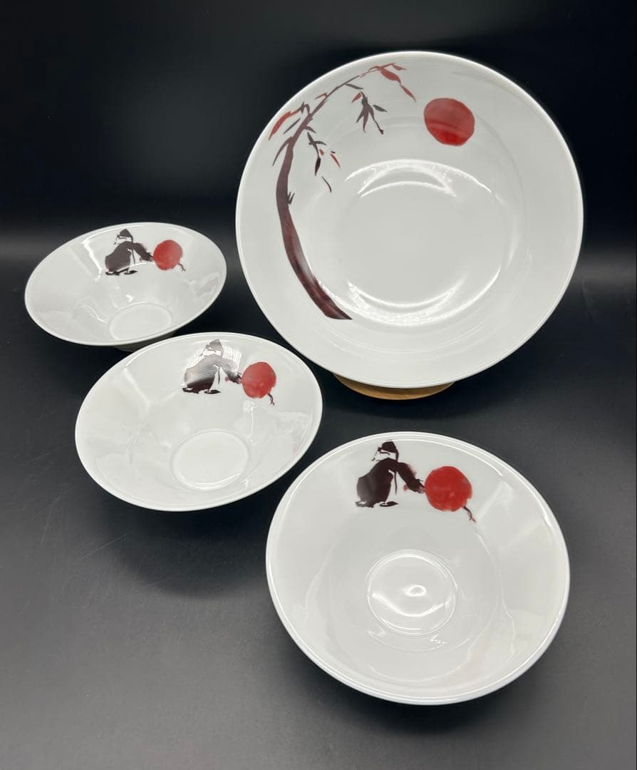 陶器　レイノー リモージュ　マーキス＆マンダリン　大鉢1個　ボウル3個 ホワイト