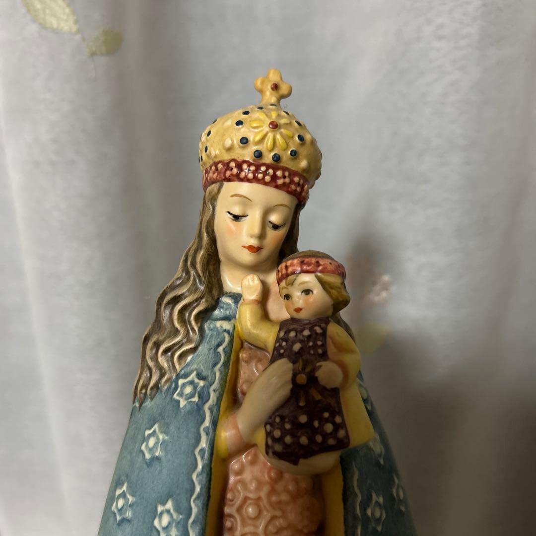 聖母マリアとイエス　＃364　★フンメル人形　ドイツゲーベル　ヴィンテージ