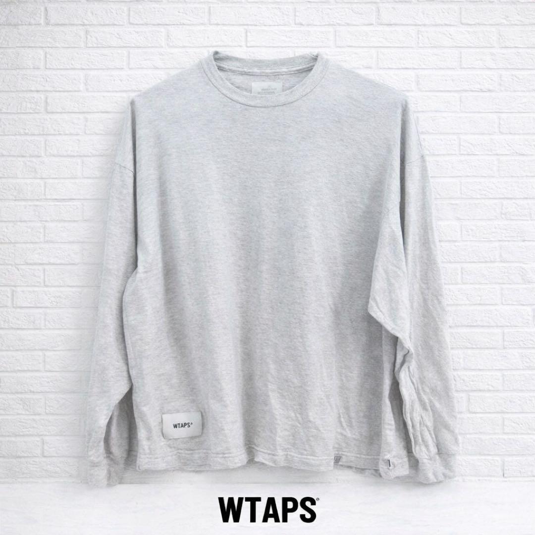 【美品】WTAPS ロンT 24AW IOCA 2 ライトグレー L