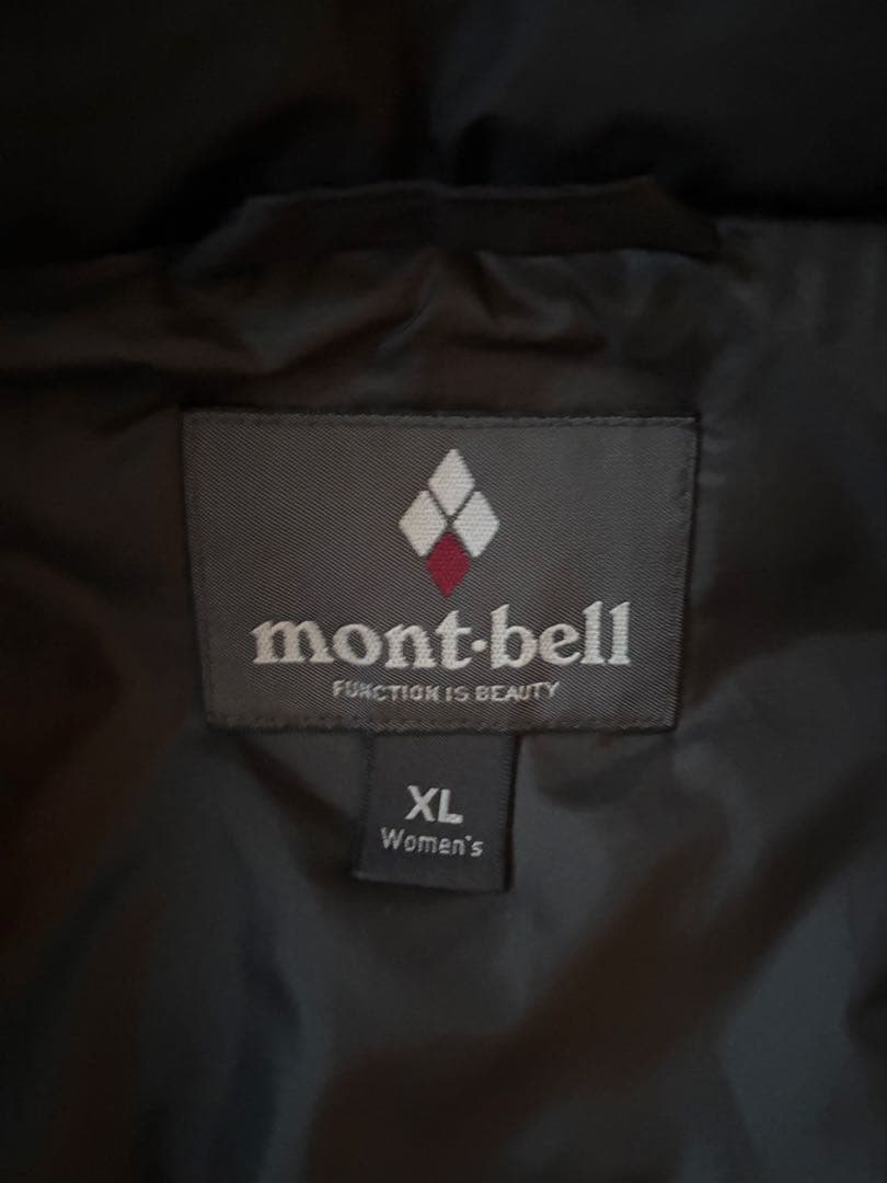 モンベル トラベルダウンパーカ レディースXL ブラック mont-bell