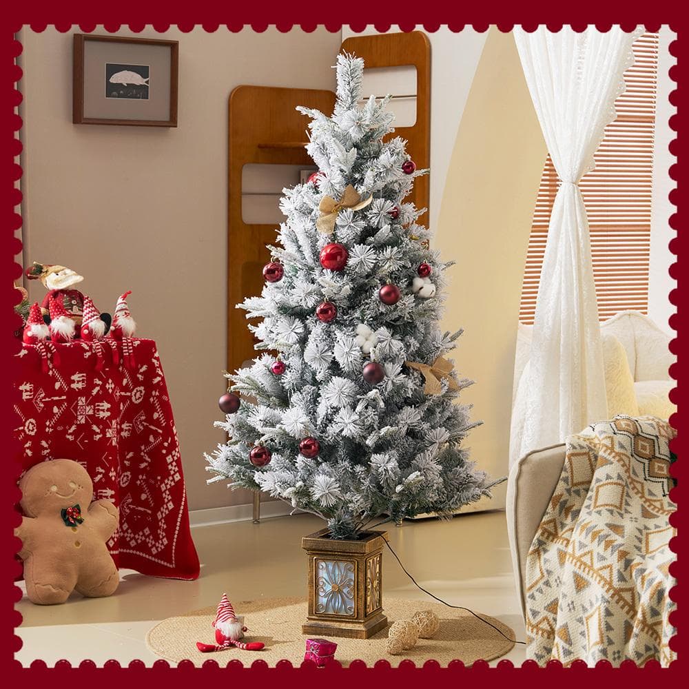 【120cm 雪化粧】2025年新作 クリスマスツリー 北欧 おしゃれ LED