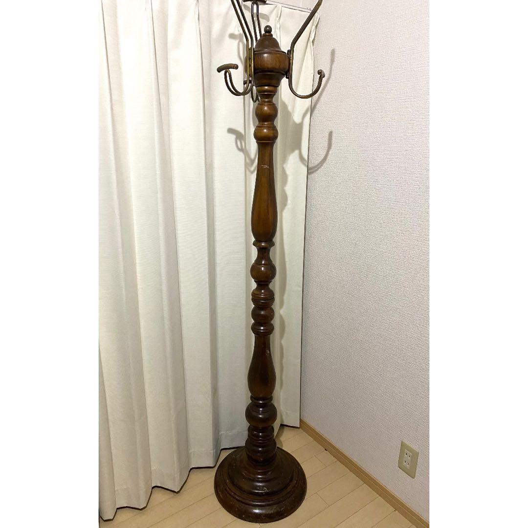 コートハンガー 木製 古木 ポールスタンド アンティーク ヴィンテージ