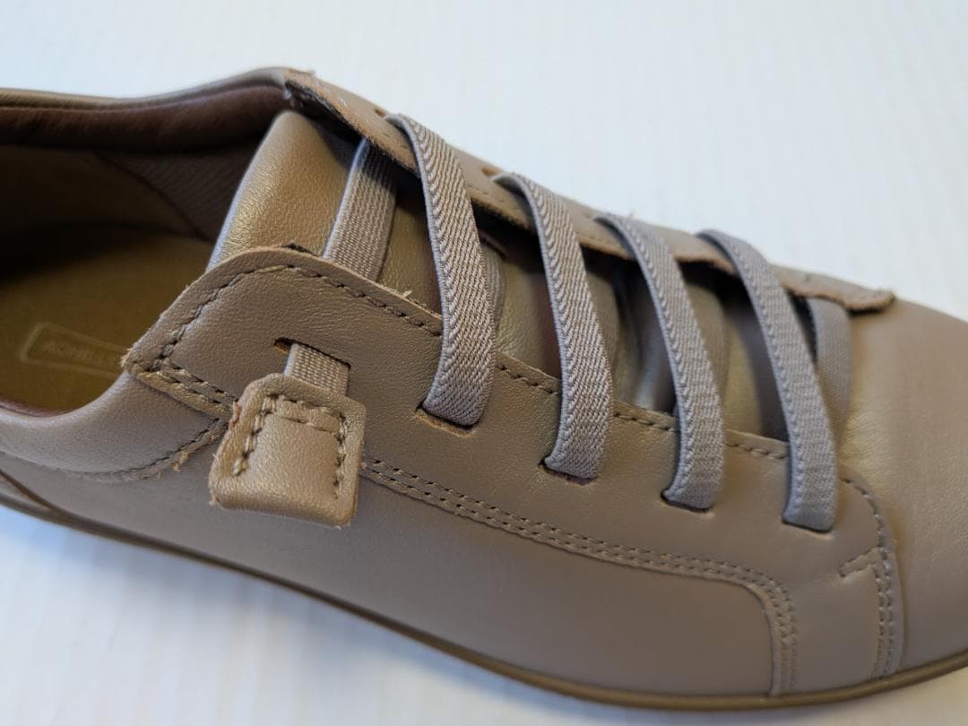 美品 アキレスソルボ コンフォート スニーカー レザースリッポン 24.5