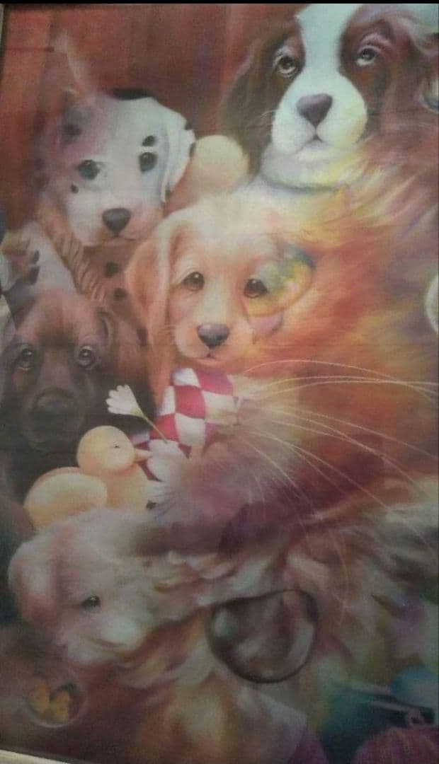 ❣️特価❣️犬 猫 組子入り 木製額縁❣️
