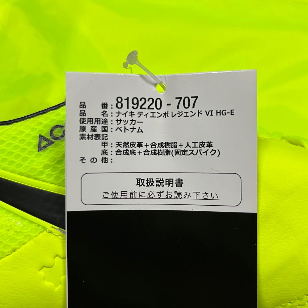 NIKE Tiempo Legend Ⅵ HG-E 28cm