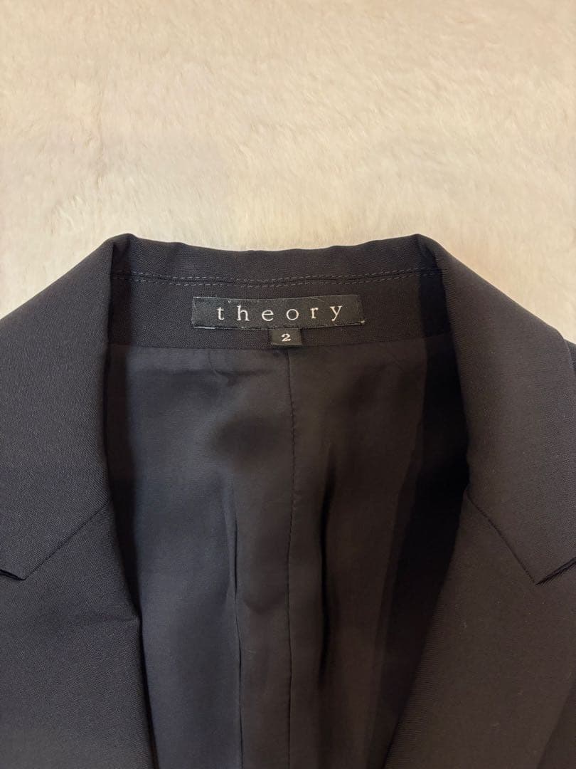 美品　セオリー theory ブラック セットアップ パンツスーツ サイズ2