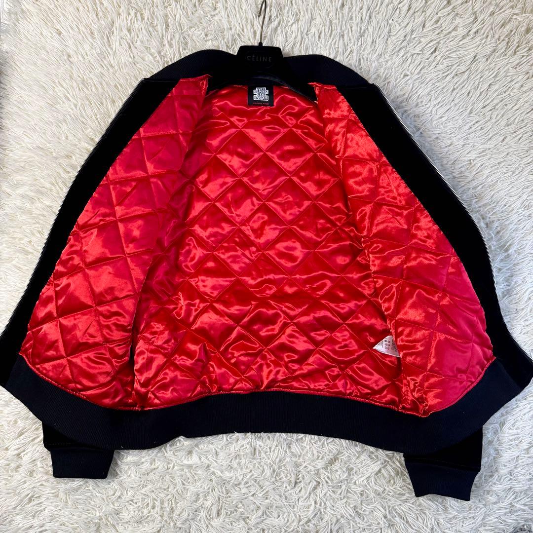 【美品】ブラックアイパッチ ドラゴン刺繍 ベロアジャケット 取扱注意