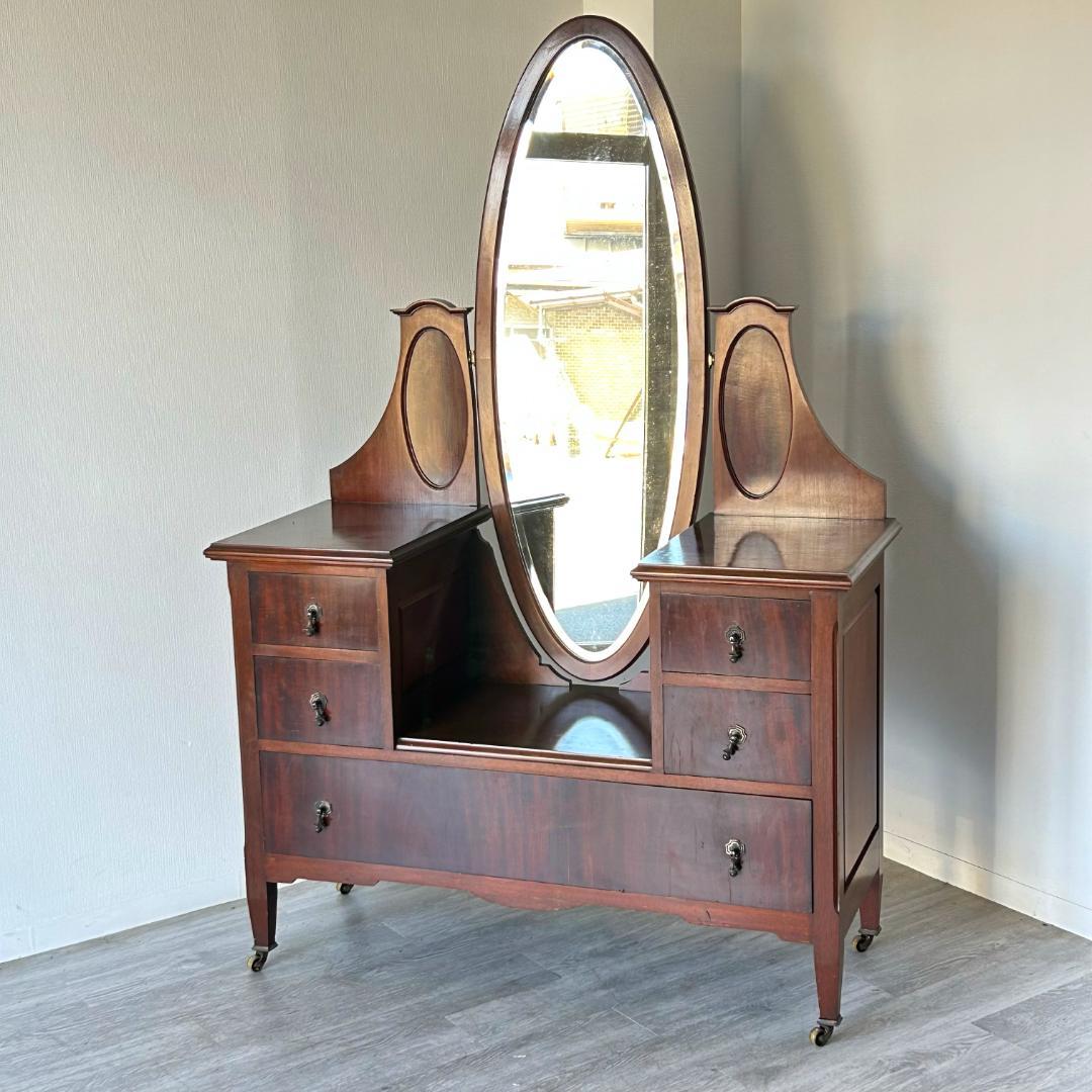 【最終値下げ】アンティーク 家具 ドレッシングチェスト 英国 137A