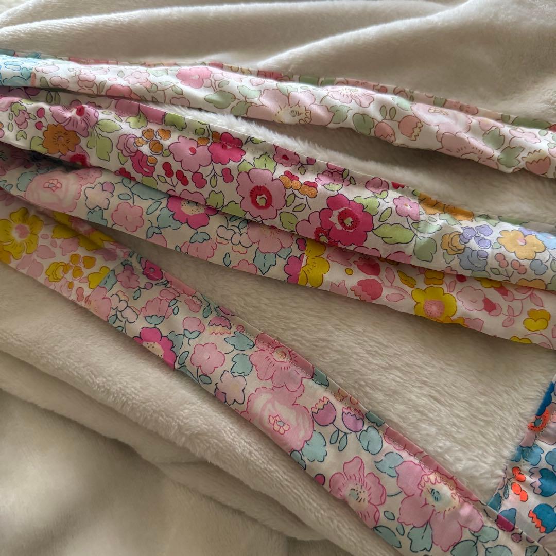 PCH様ハンドメイド❤️軽量ボアケット　シングル　ブランケット　リバティ　ベッツィ