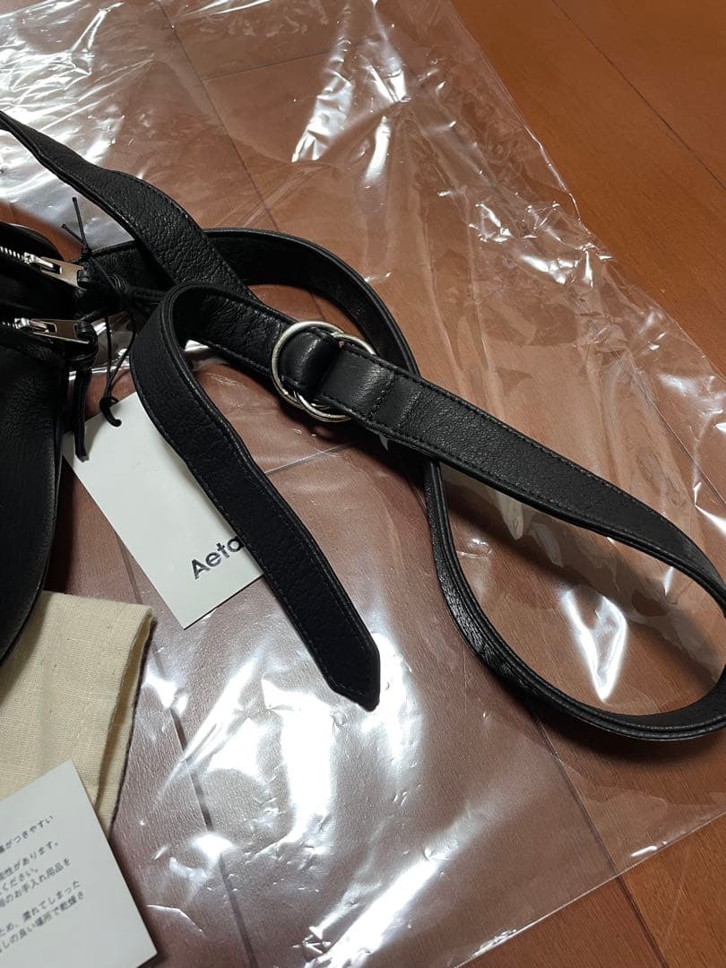 新品 定5.3万 Aeta アエタ ディア レザー ウエスト ポーチ M