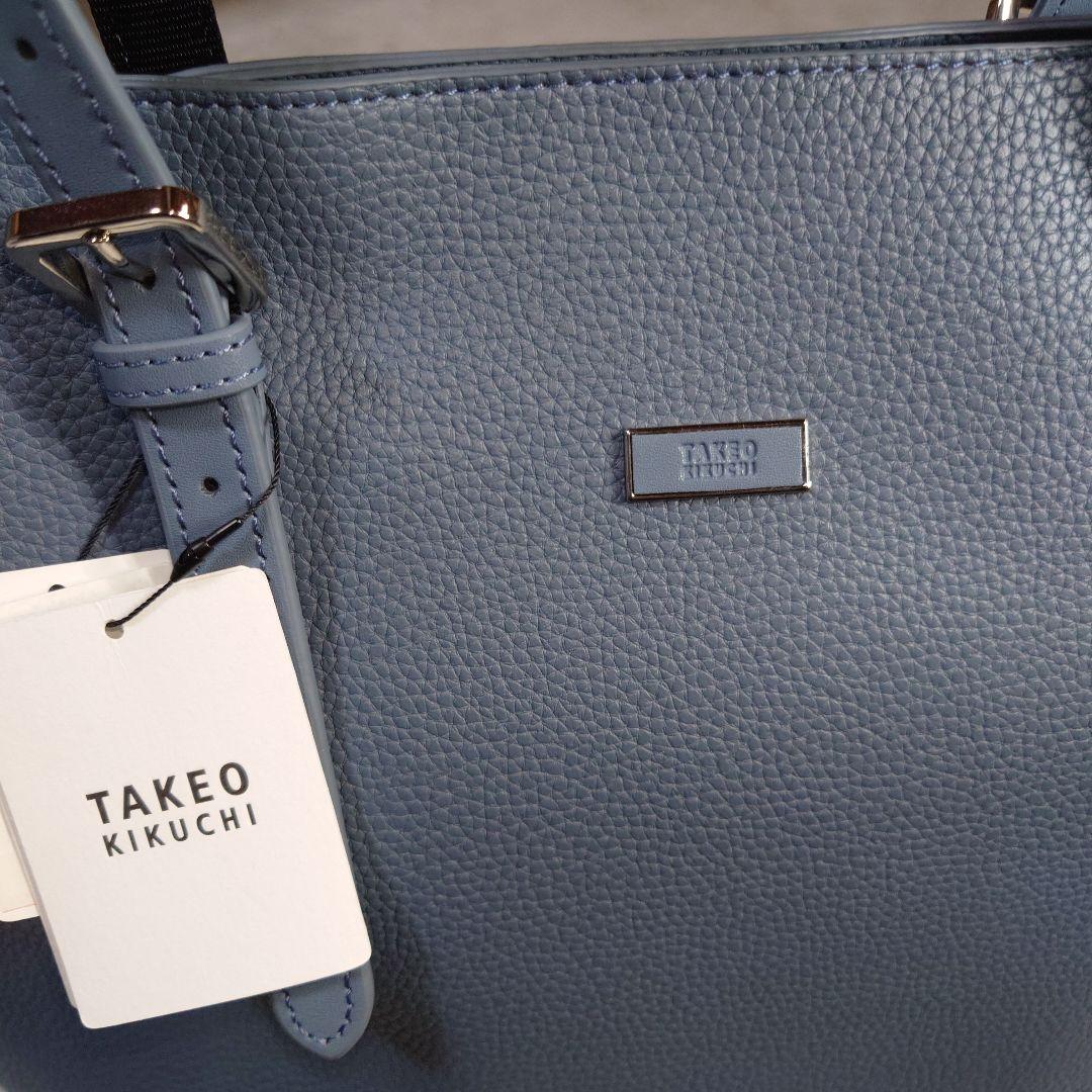 タケオキクチ　レザーハンドル シュリンクPU トート