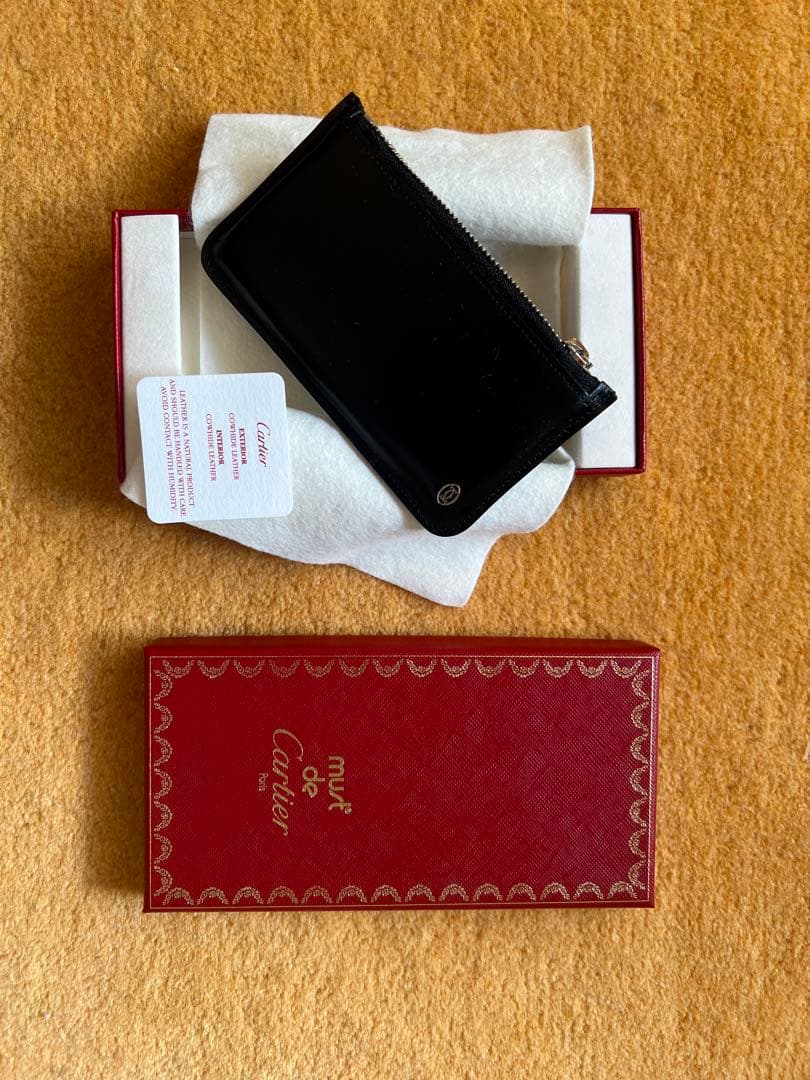 カルティエ Cartier ＆キーケース パシャ 黒 レザー