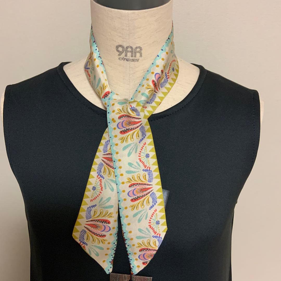 洗練されたデザイン　ETRO 正規品　シルク　ペイズリーナ　スカーフ　3