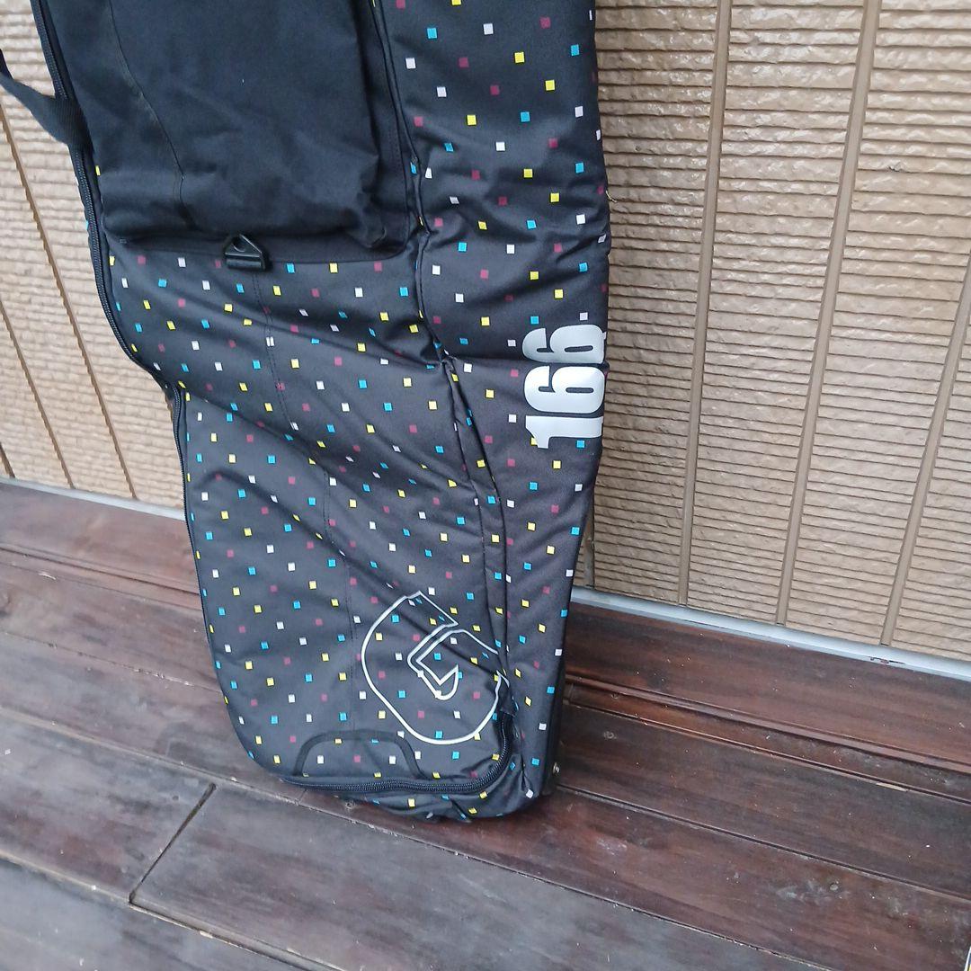 BURTON 166バートンキャスター付きスノーボードケース　コロコロタイヤ付き