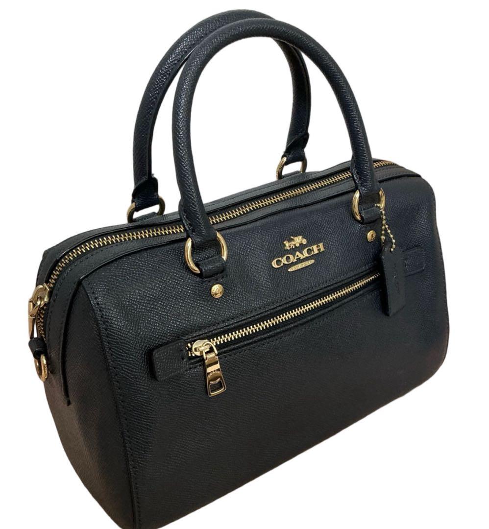 コーチ COACH ミニベネット 2wayブラック 上品でエレガントボストン