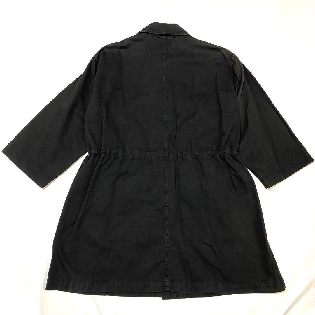 【MM6】ブラック ミリタリージャケット コート