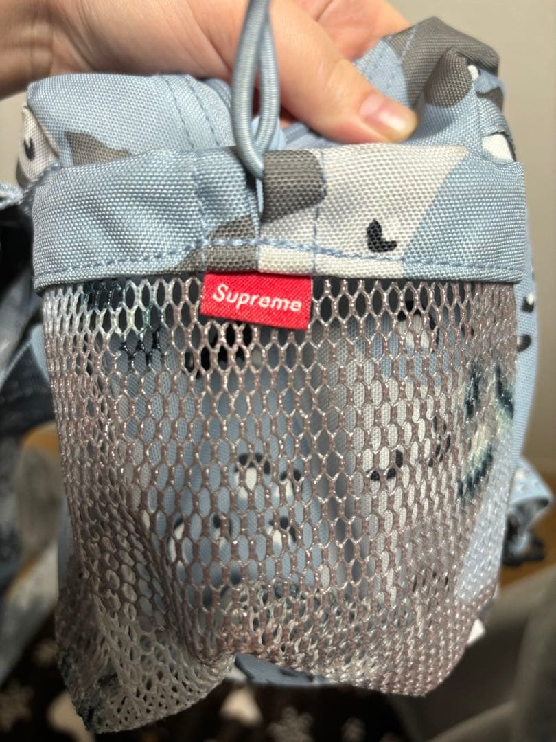 てぃけのSupreme ショルダーバッグ ボディバッグ カモフラ グレー系