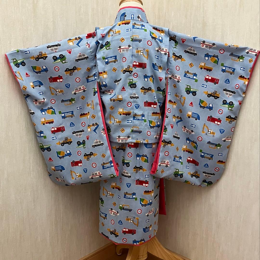 ぴょんさま専用七五三 着物上下セパレート ベビー袴 7歳 3歳　ハンドメイド