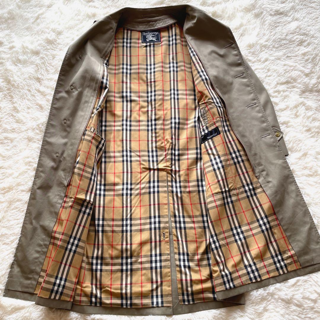 【美品】Burberry's メンズコート ウールライナー付　L C-TK83