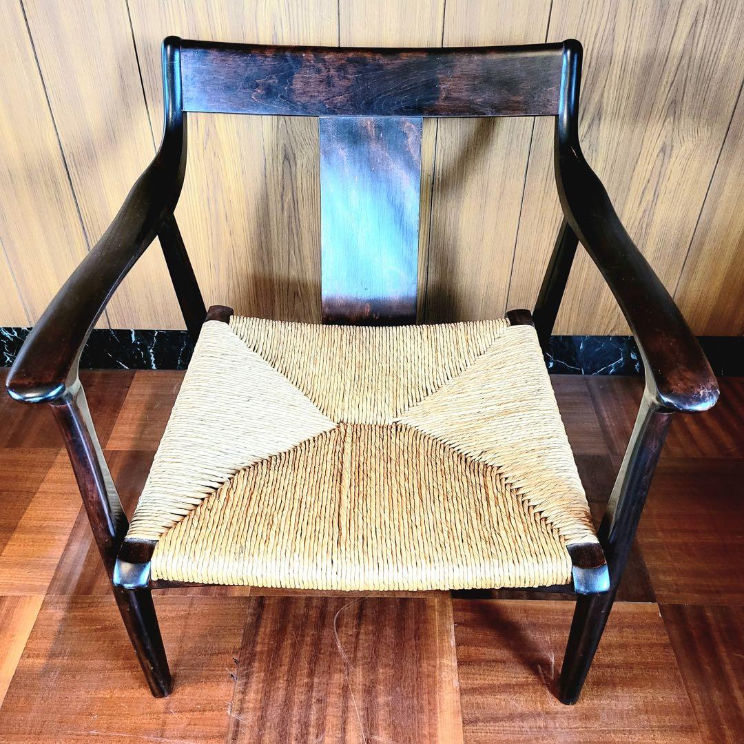 松本民芸家具 #77 ラッシチェア 1人掛け