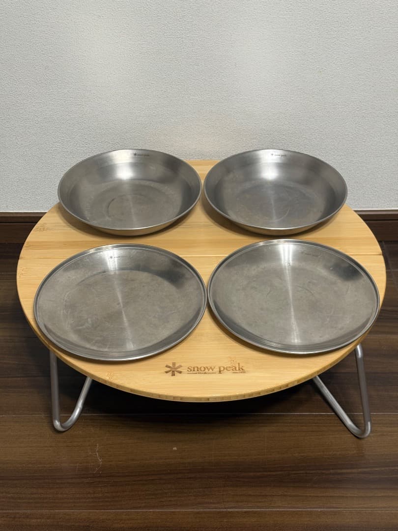  peak ステンレス食器セット 10点　メッシュケース付き