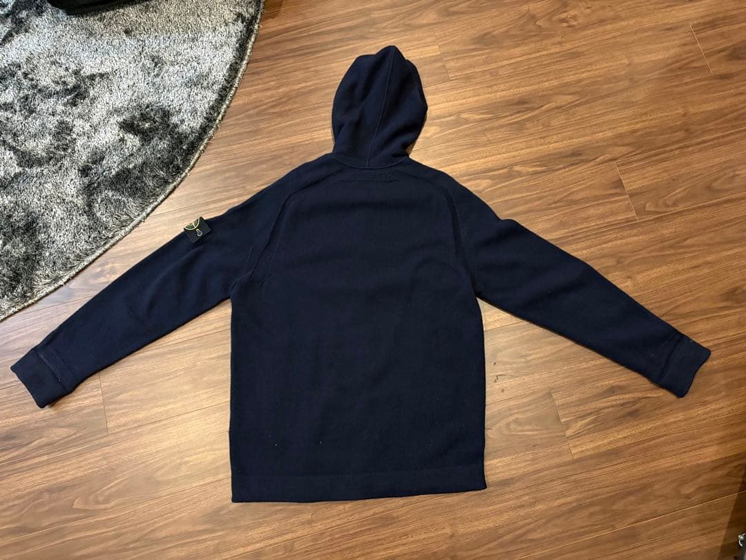 STONE  ニットジップパーカー