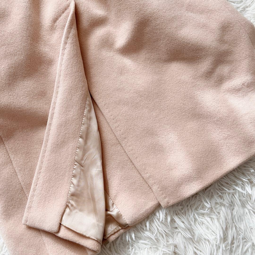 【美品】マックスマーラ ロングベルベットコート アンゴラ混 マニュエラ 銀タグ