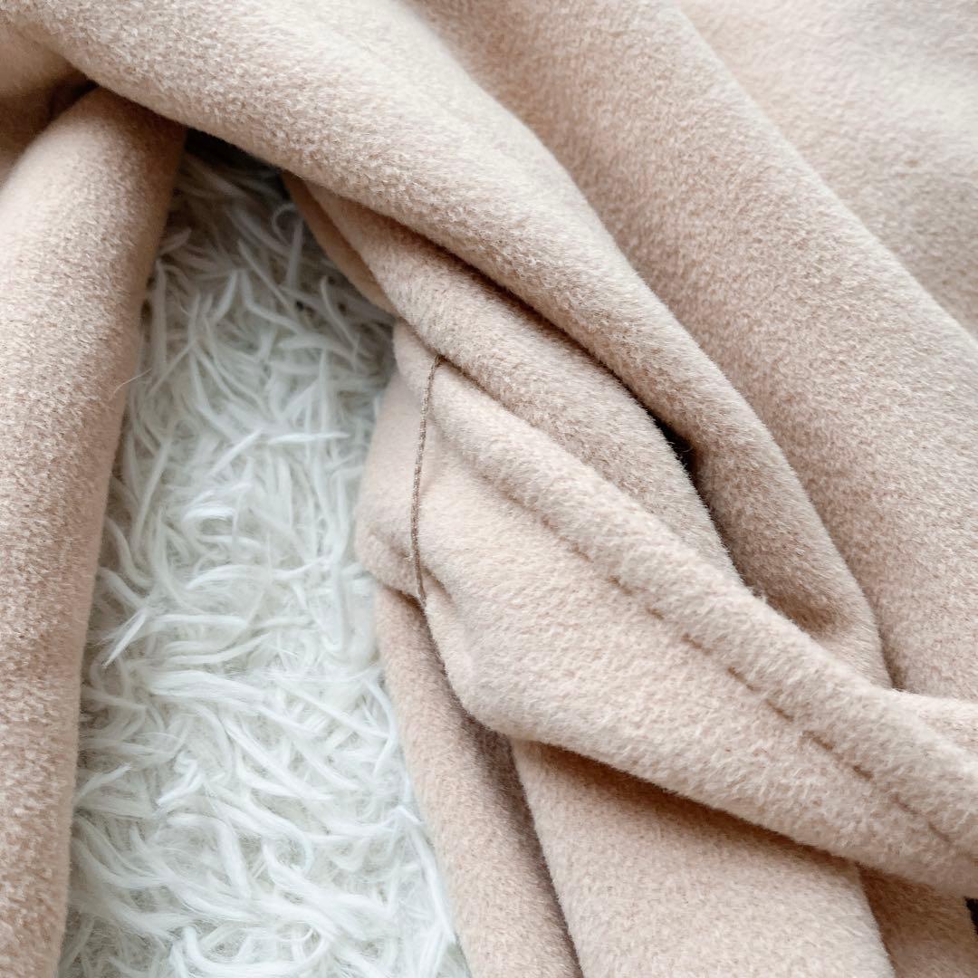 【美品】マックスマーラ ロングベルベットコート アンゴラ混 マニュエラ 銀タグ