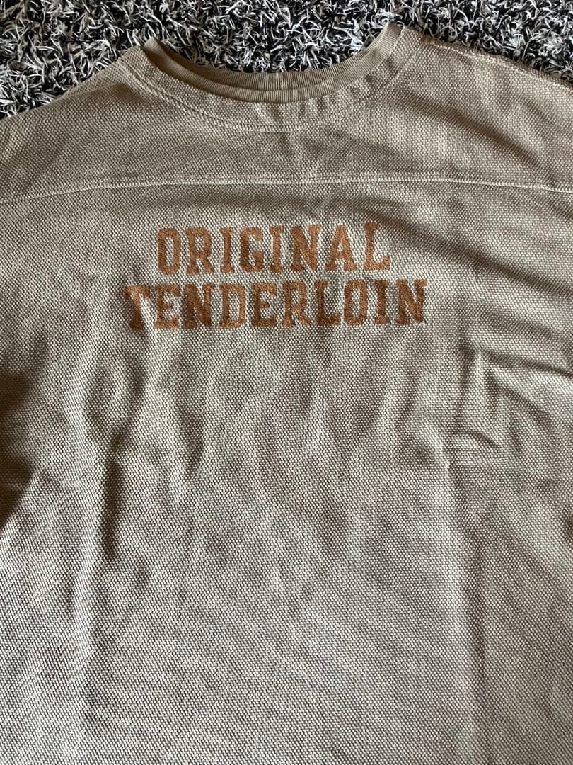 TENDERLOIN 七分袖カットソー モスグリーン　L atlast rats