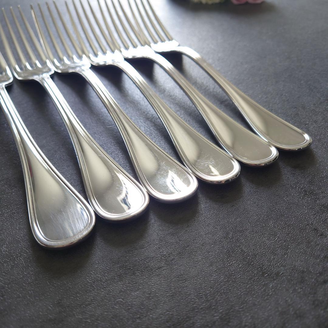 希少 美品 クリストフル アルビ テーブルフォーク 6点