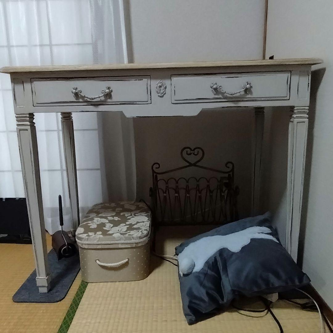 サラグレース　フレンチシャビーシックデスク　アンティークスタイル　コンソール