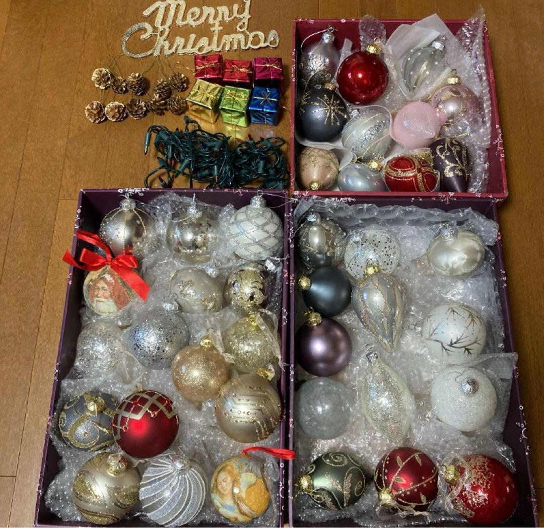 クリスマスツリー　オーナメントセット