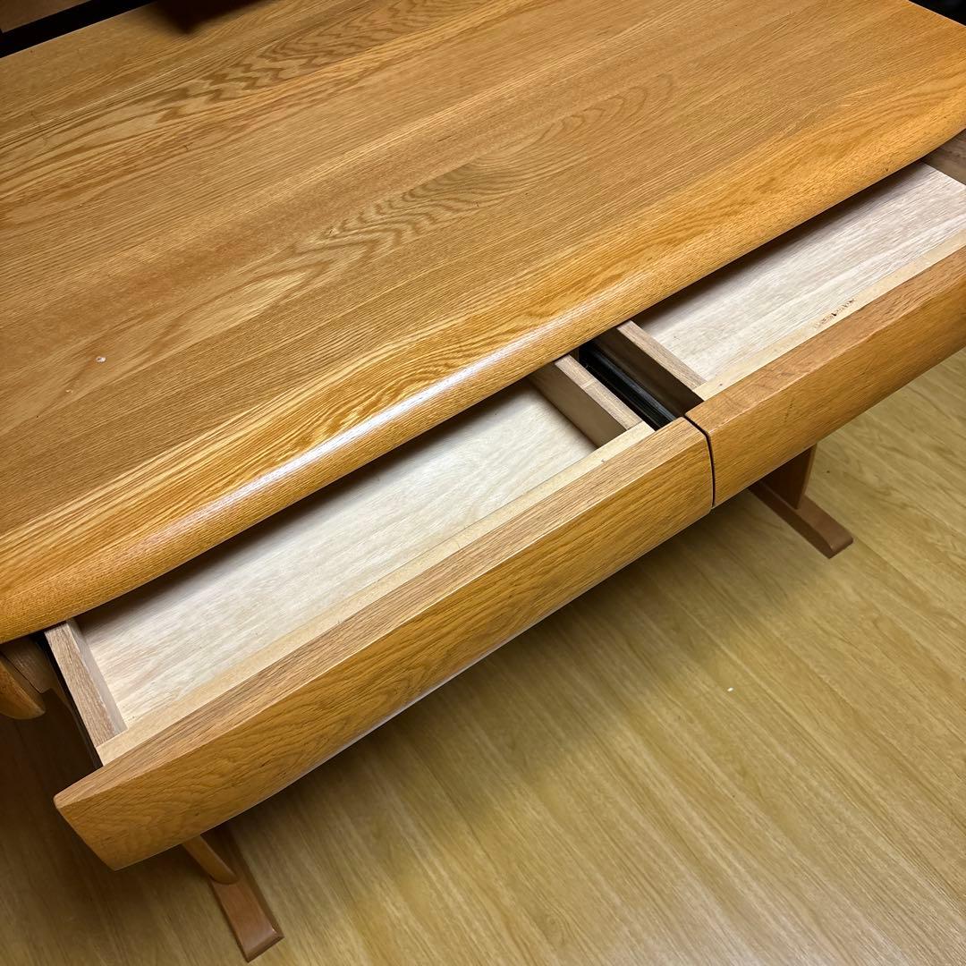 匿名発送たのメル便❸木製シンプル学習机       引き出し付き