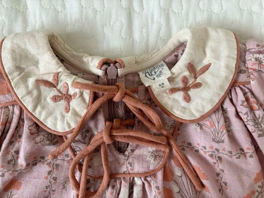 ワンピース Apolina kids annika dress 2-3y