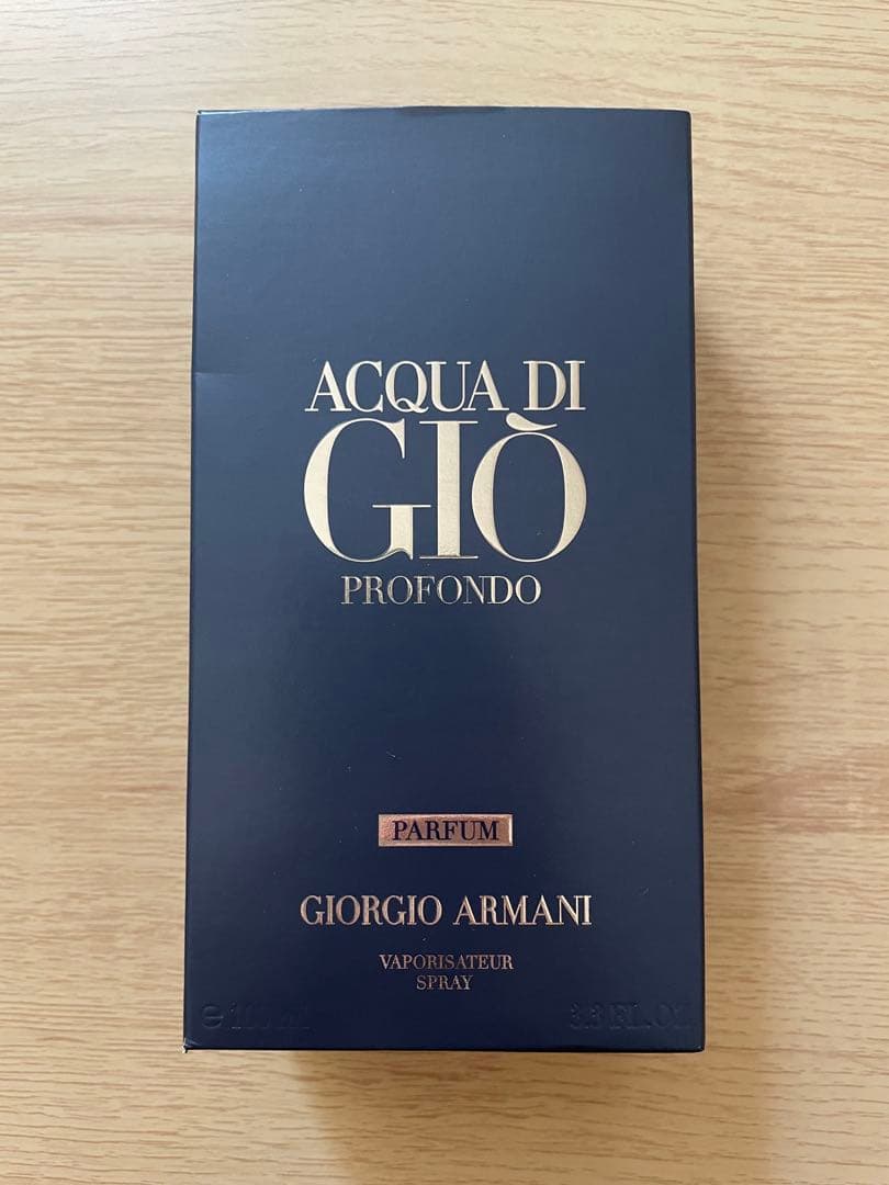 香水(男性用) Giorgio Armani Acqua di Gio Profondo
