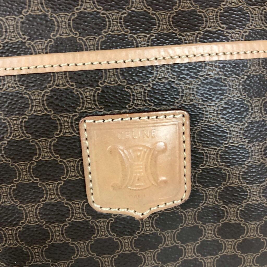CELINE セリーヌ マカダム柄 ハンドバッグ レディース ブランド
