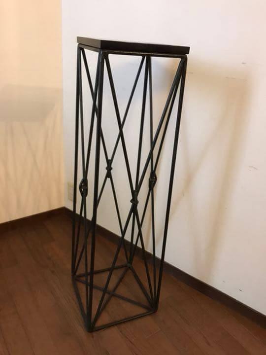 ストーン　石　アイアン　ディスプレイ台　スツール　花台