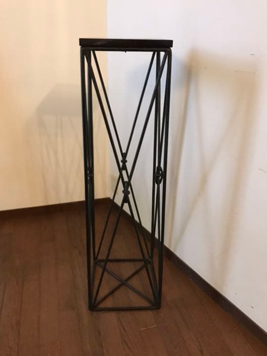 ストーン　石　アイアン　ディスプレイ台　スツール　花台